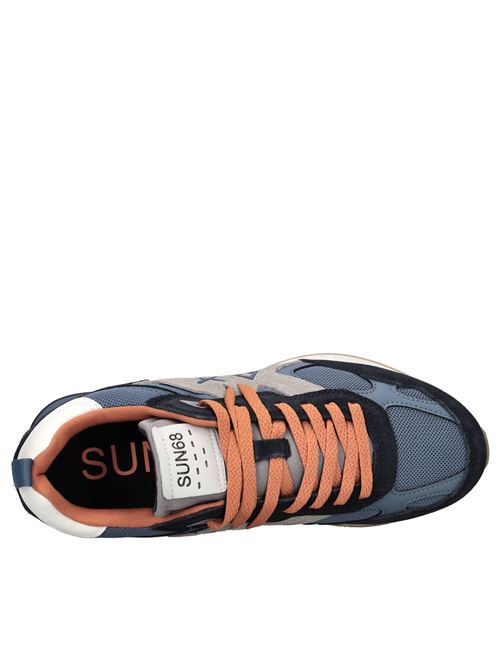 Sneakers Jaki Outdoor in camoscio, ecopelle e tessuto SUN68 | Z45116AVIO SCURO